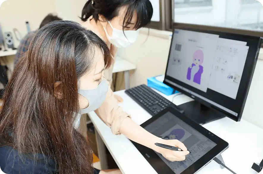 レッスン全てがプロの個別指導!初心者からプロ志望まで!