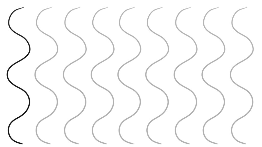 角をまるめて曲線を描こう