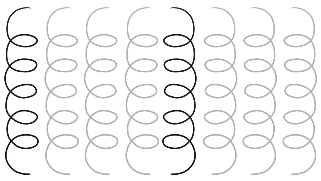 ぐるぐると回した線を描こう