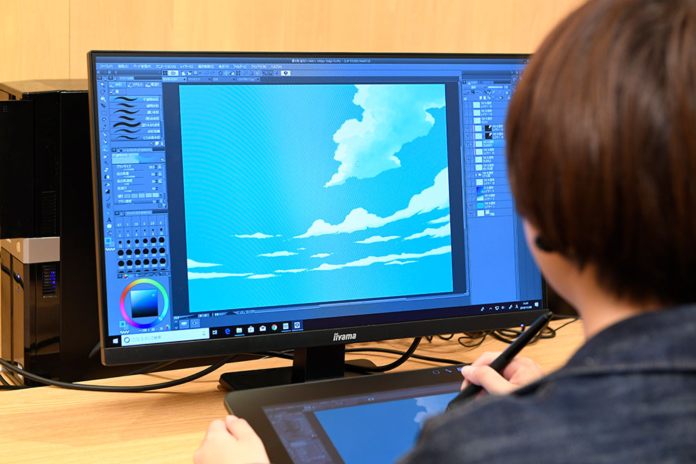 デジタルでの作画風景