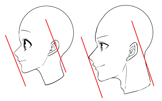 横顔の描き方は基本が大事 初心者によくある横顔作画上達の悩みを解説 イラスト 漫画 マンガ 教室 Egaco エガコ