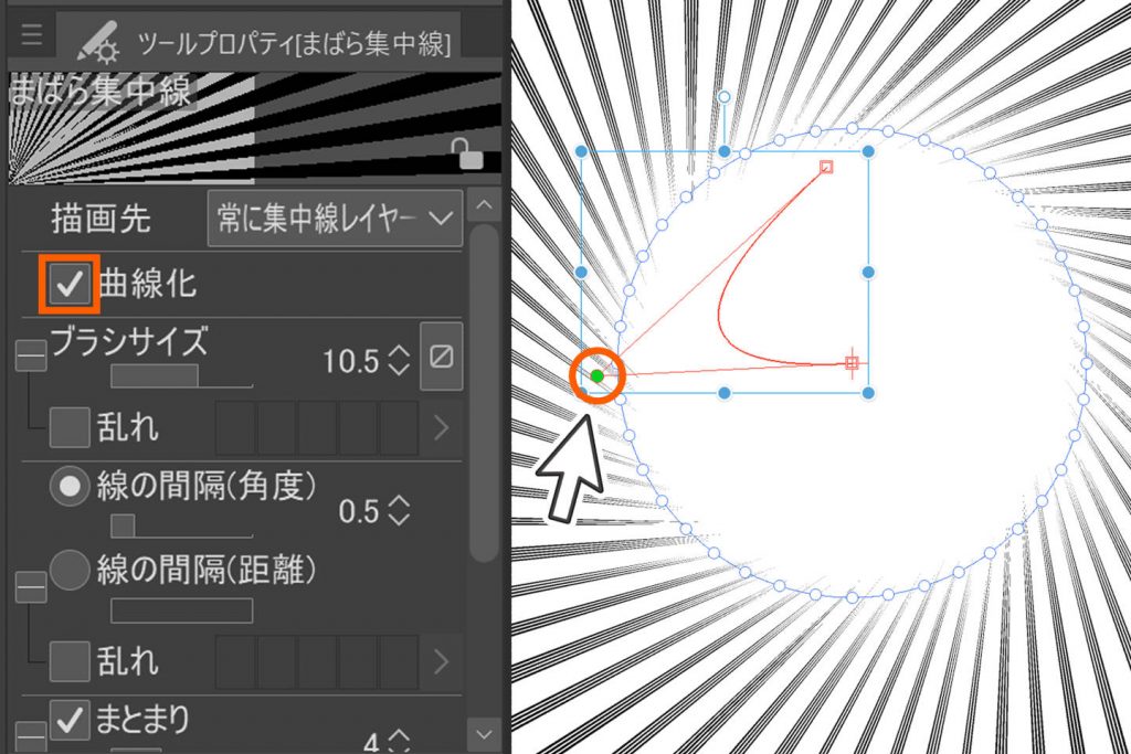 曲線化