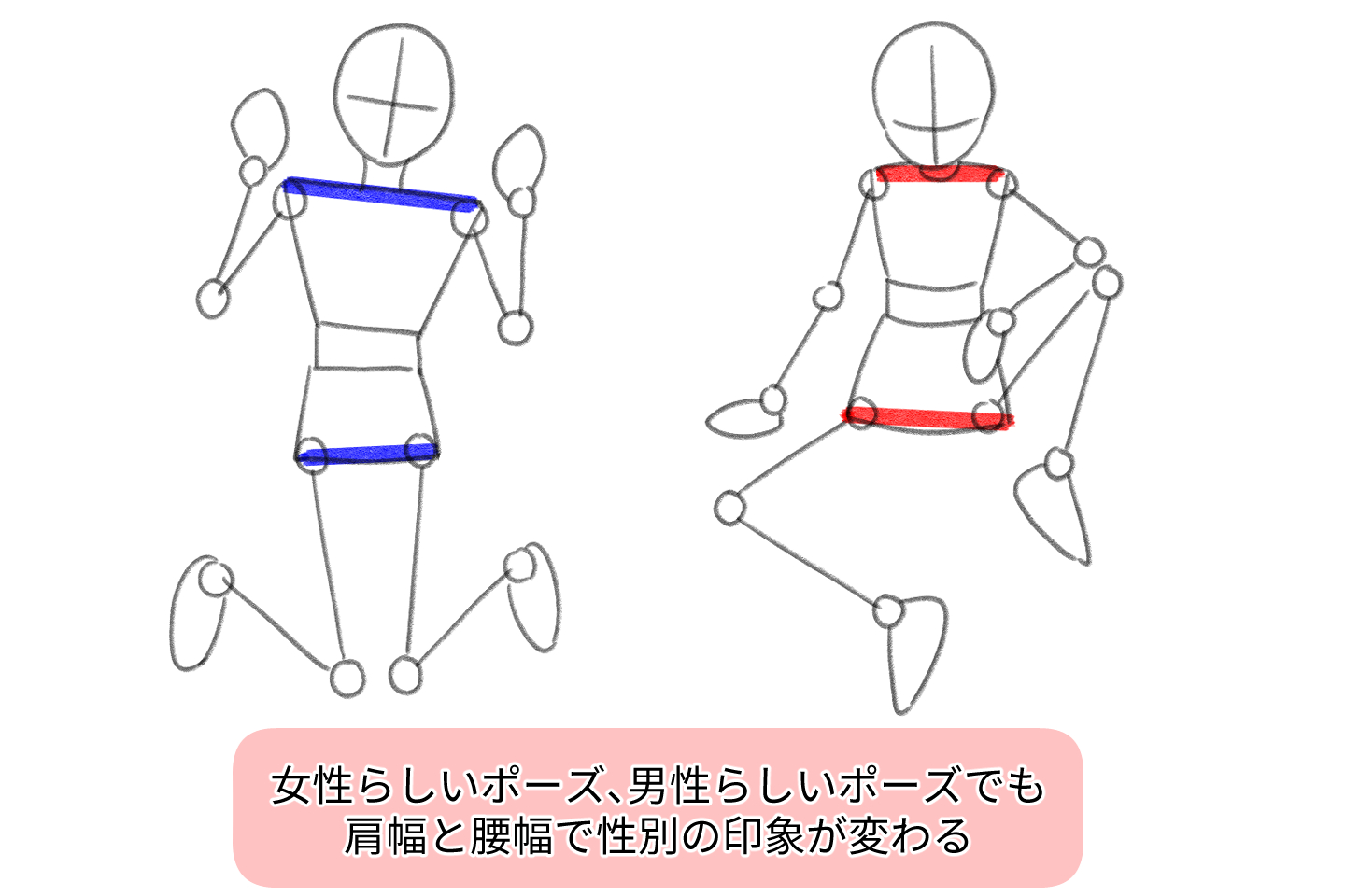 男女の体のアタリの違い