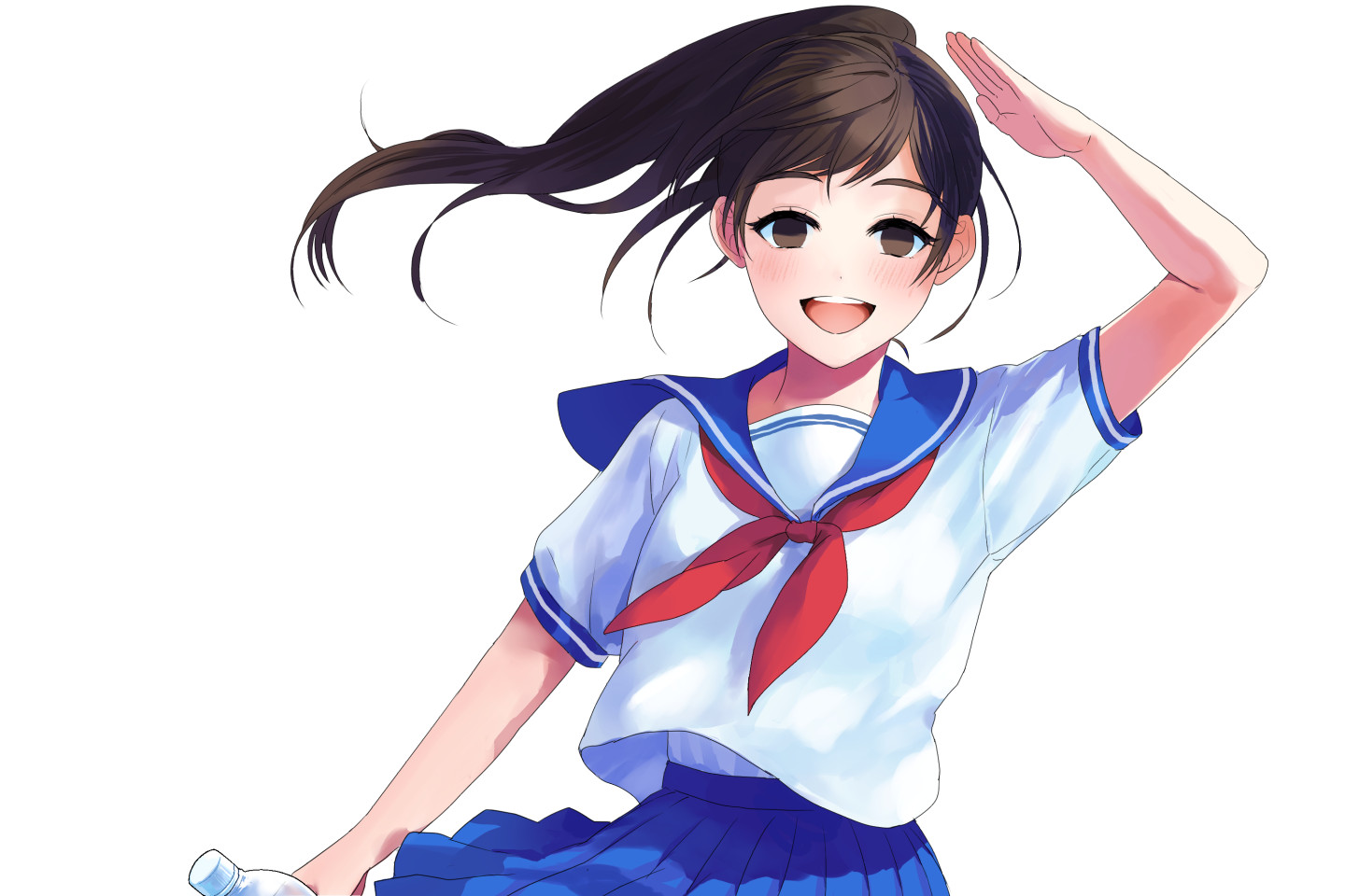 落ち影と物体にできる影のレイヤーを合わせてみる