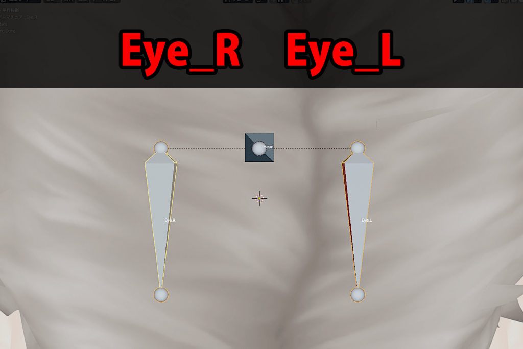 名前をEye_RとEye_Lに変更