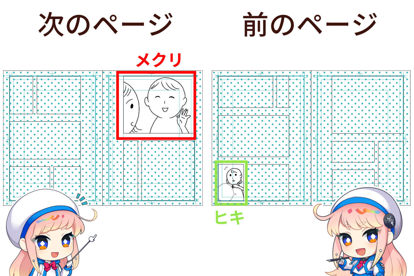 ヒキとメクリを使ってインパクトを付けよう