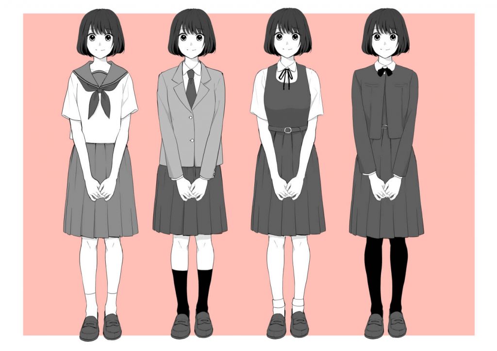 制服の描き方基本 かわいい カッコいい制服を描くコツ イラスト 漫画 マンガ 教室 Egaco エガコ