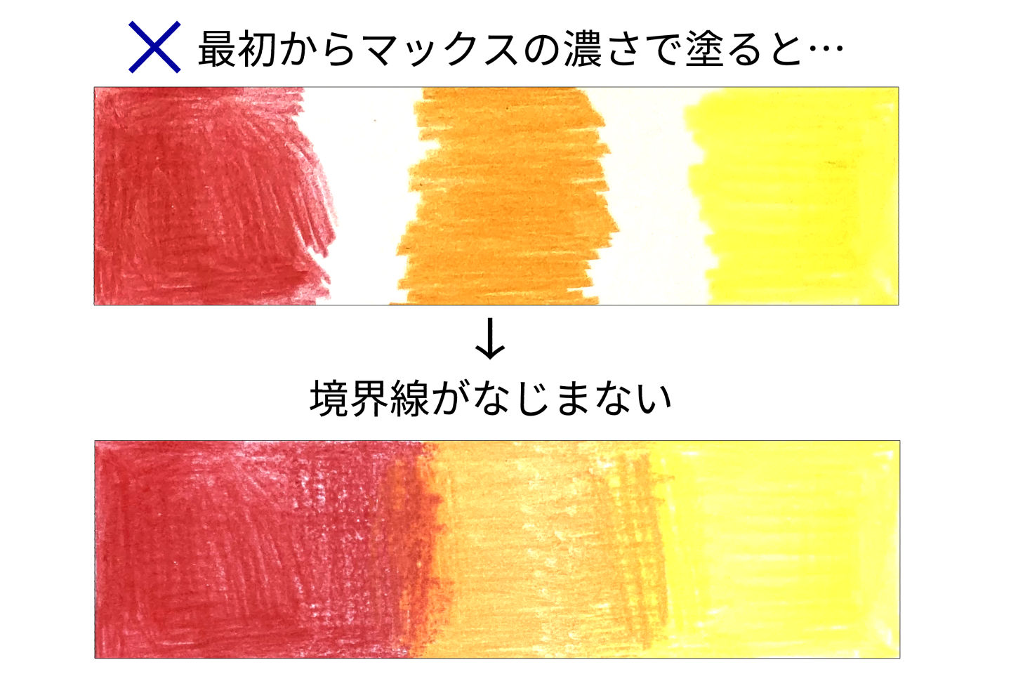 色鉛筆の塗り方３つの基本で上手く塗れる 混色 グラデなど技法別に解説 イラスト 漫画 マンガ 教室 Egaco エガコ