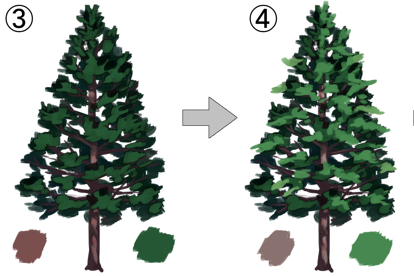 針葉樹の塗りのコツ