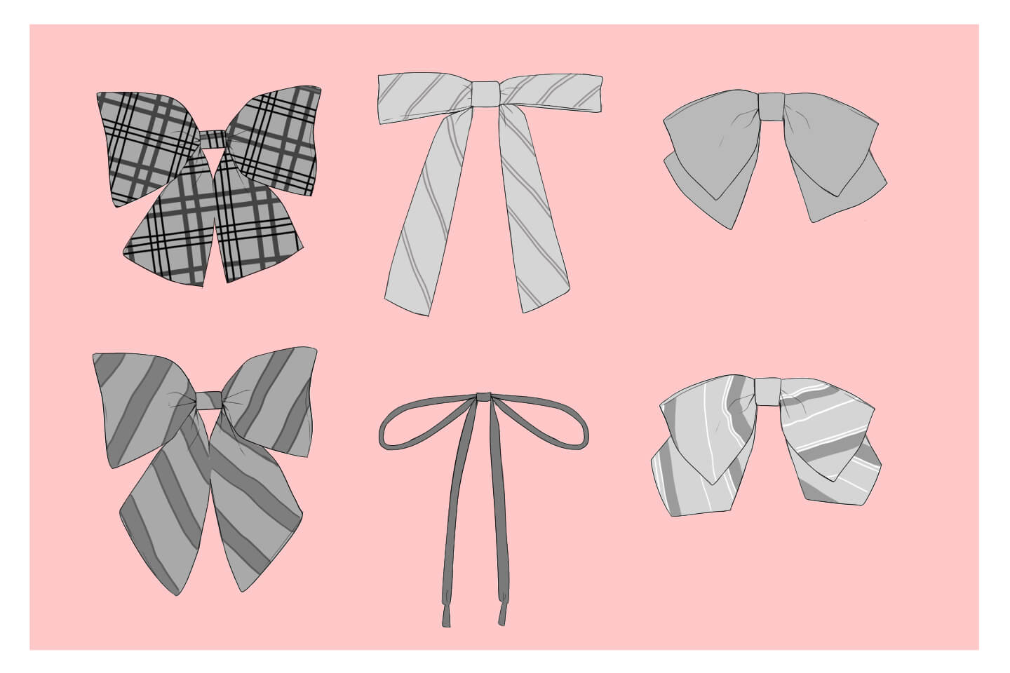 ブレザーに似合ういろいろなリボン