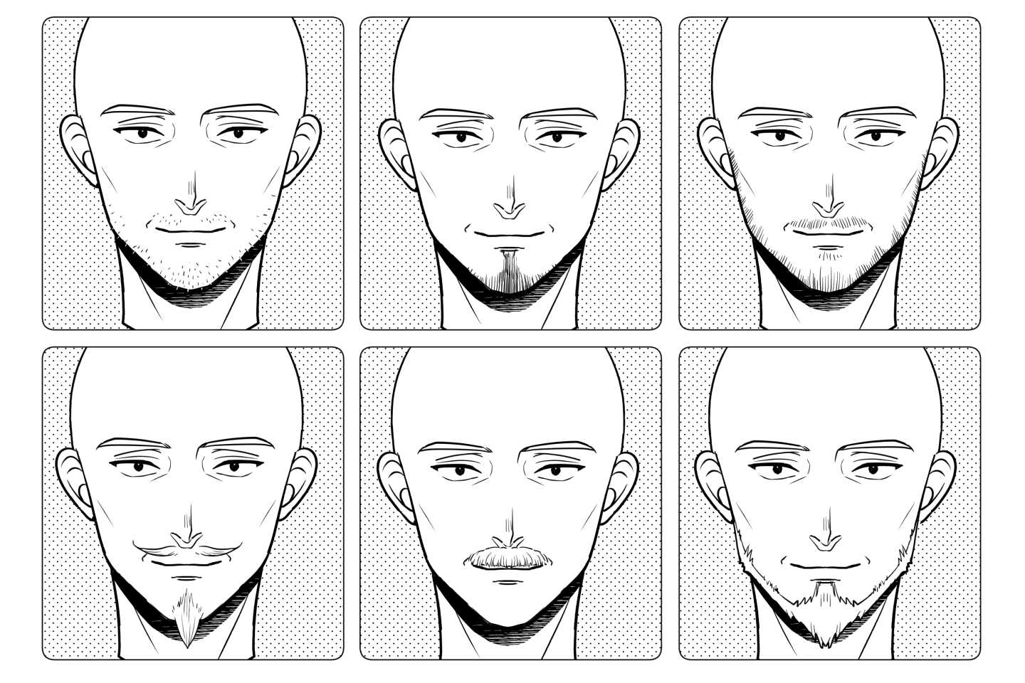 ひげでおじさん感をUP