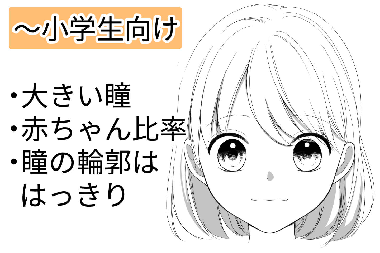 小学生向け少女漫画の目の作画コツ