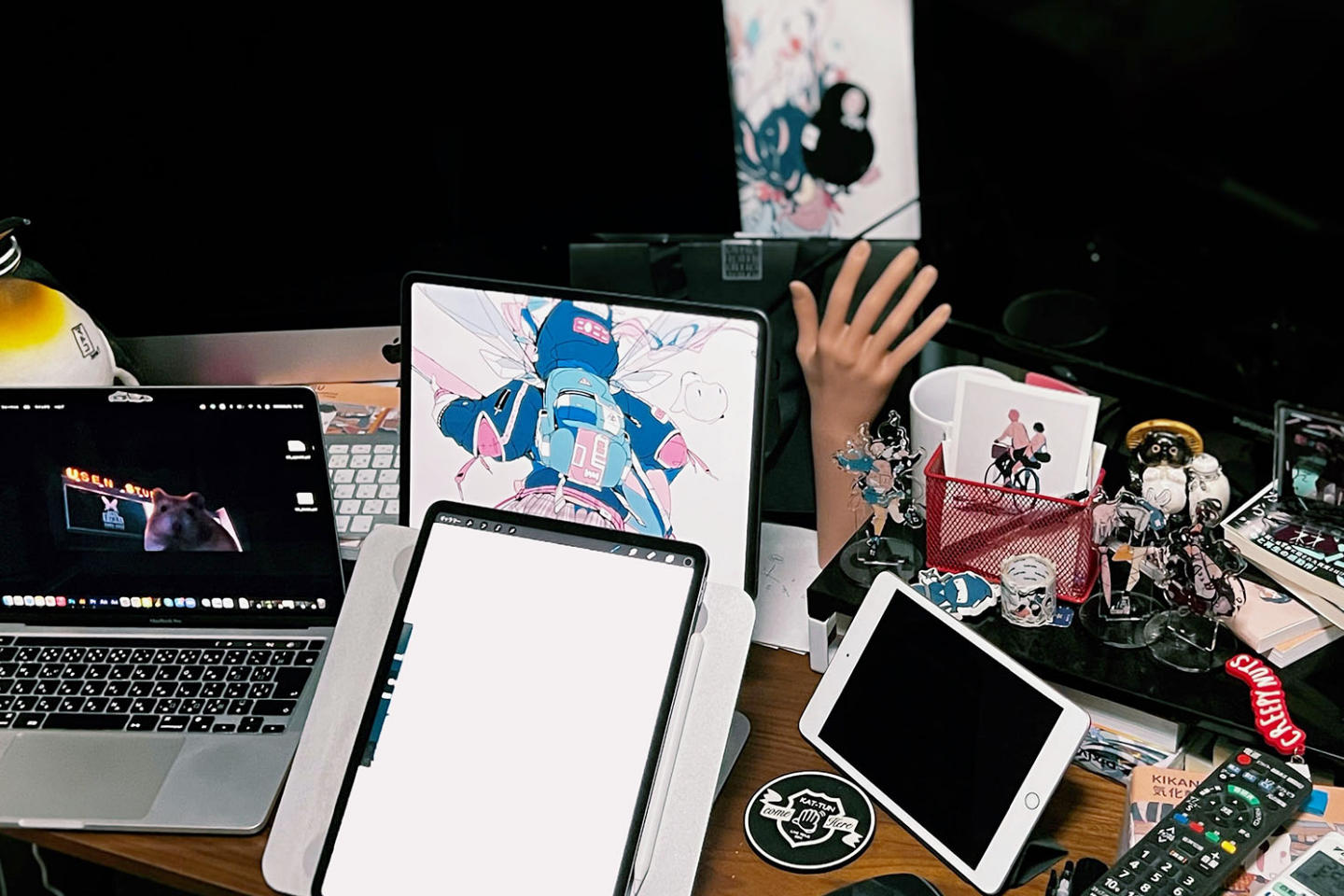 ダイスケリチャード先生の作業環境