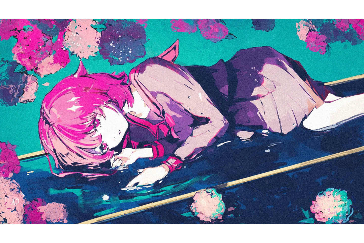 ミツ蜂先生の完成イラスト