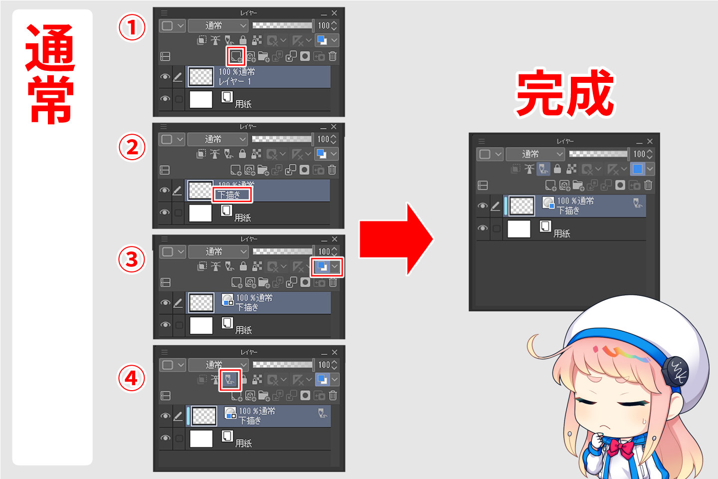 オートアクションを使わない操作手順