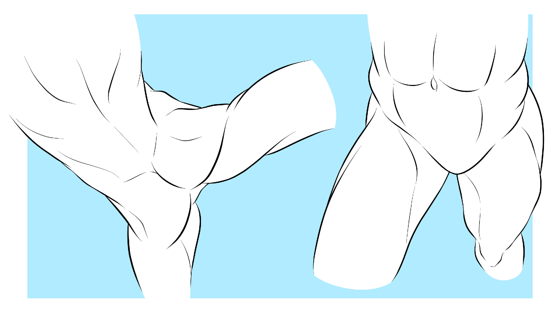 腰周辺の肉付けのコツ解説