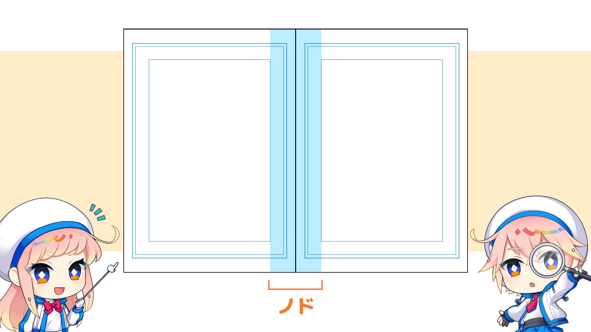 原稿用紙のノド