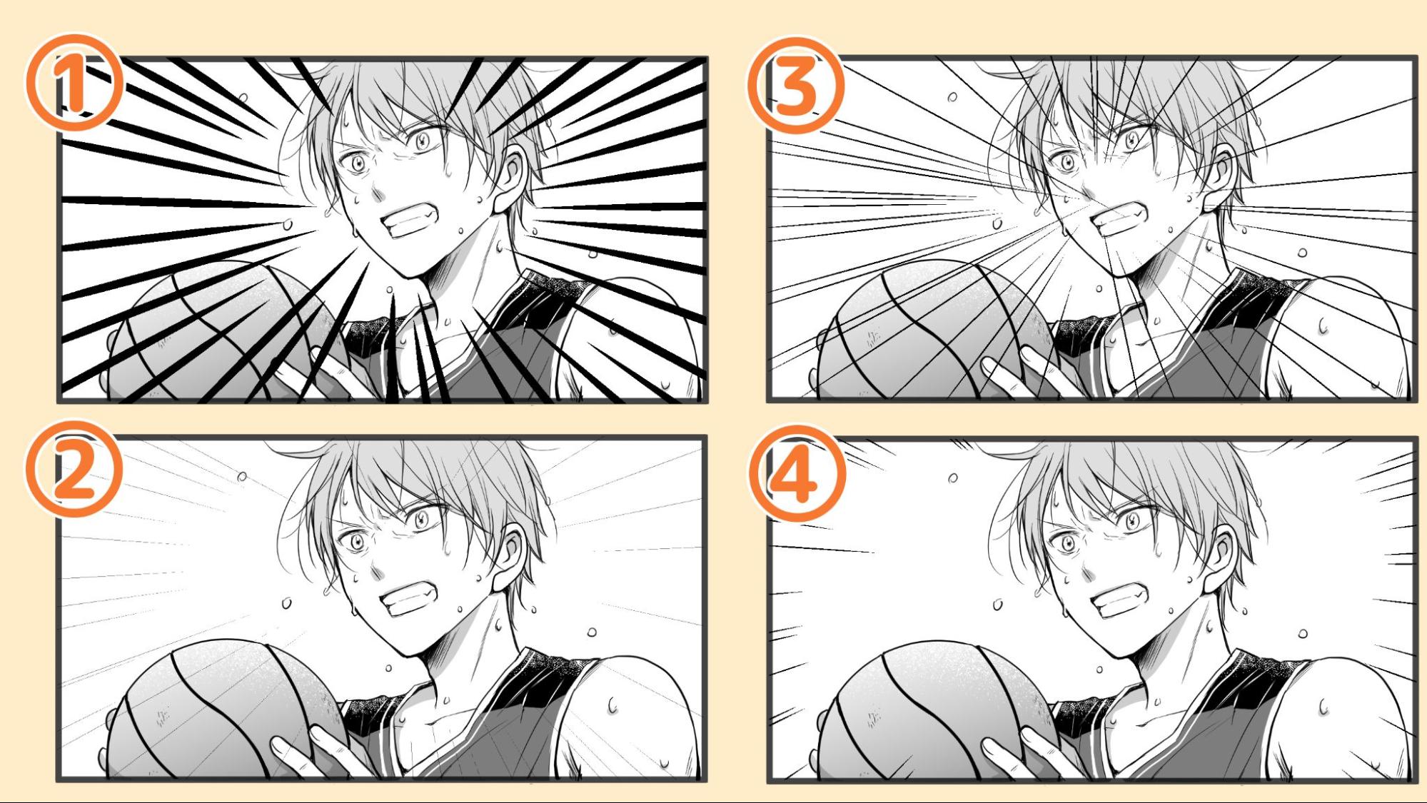 集中線を描く時の注意点4つ