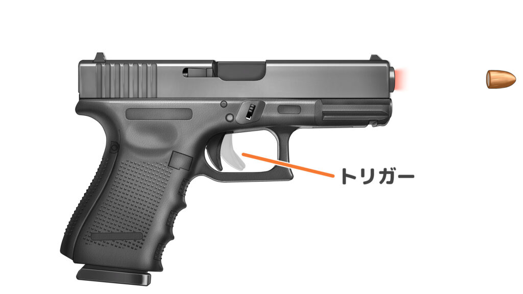 ピストルの動き方①