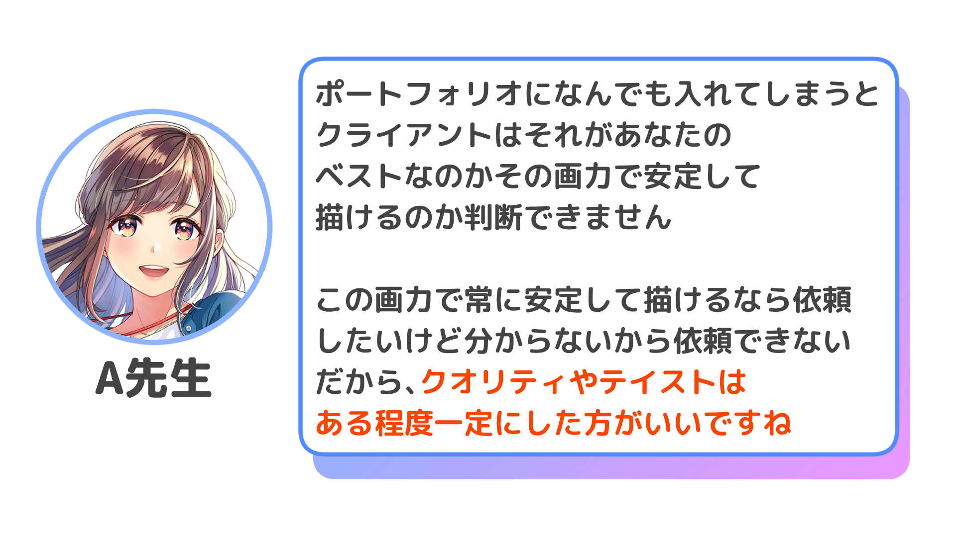 ポートフォリオの失敗談