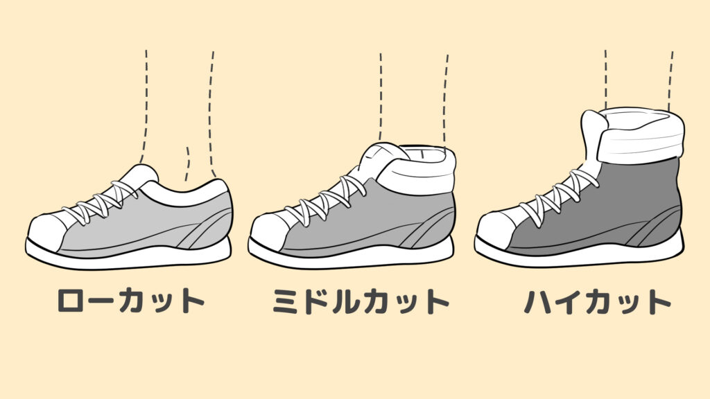 カットの高さの違い