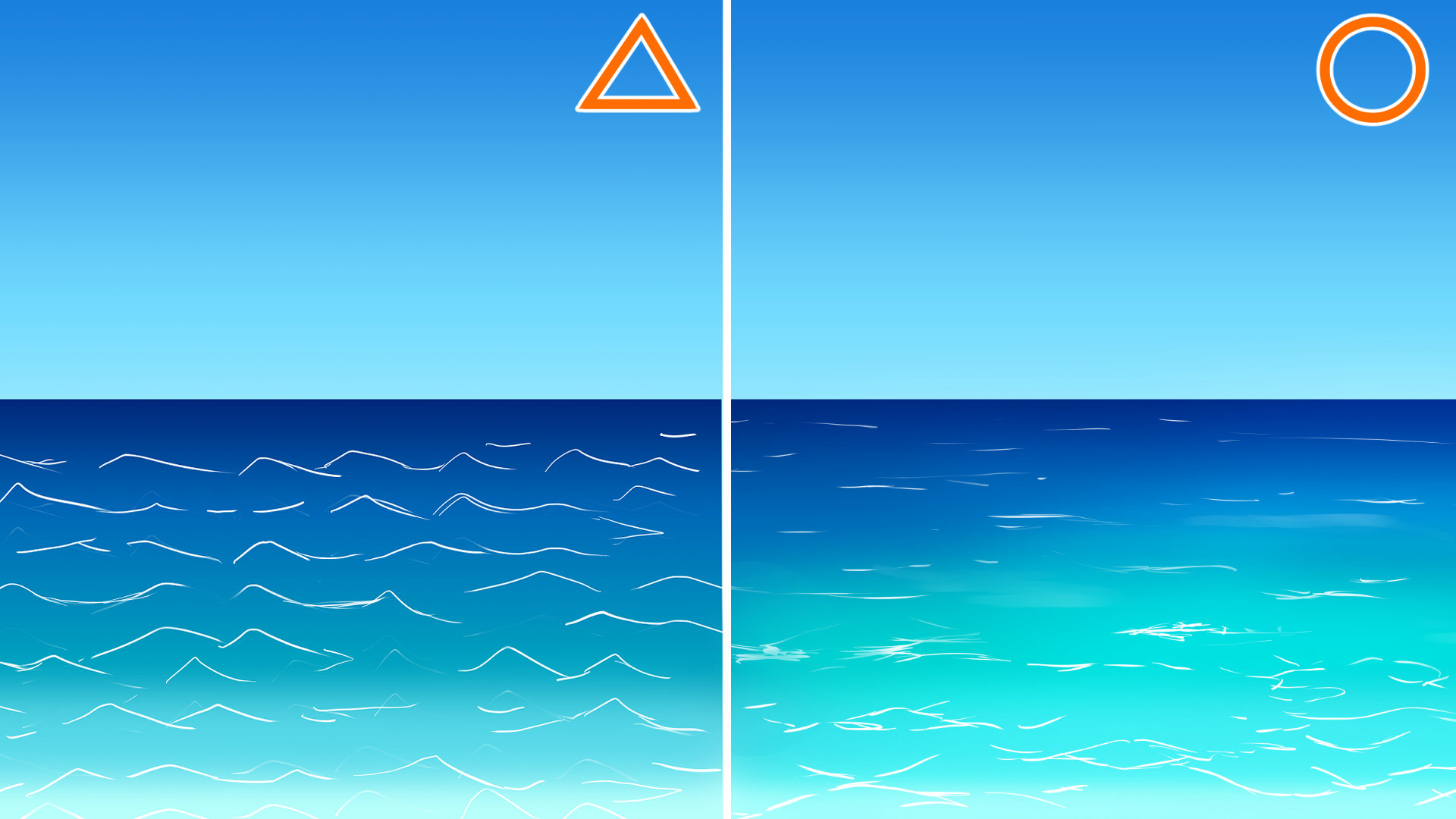 奥行きが出ない例