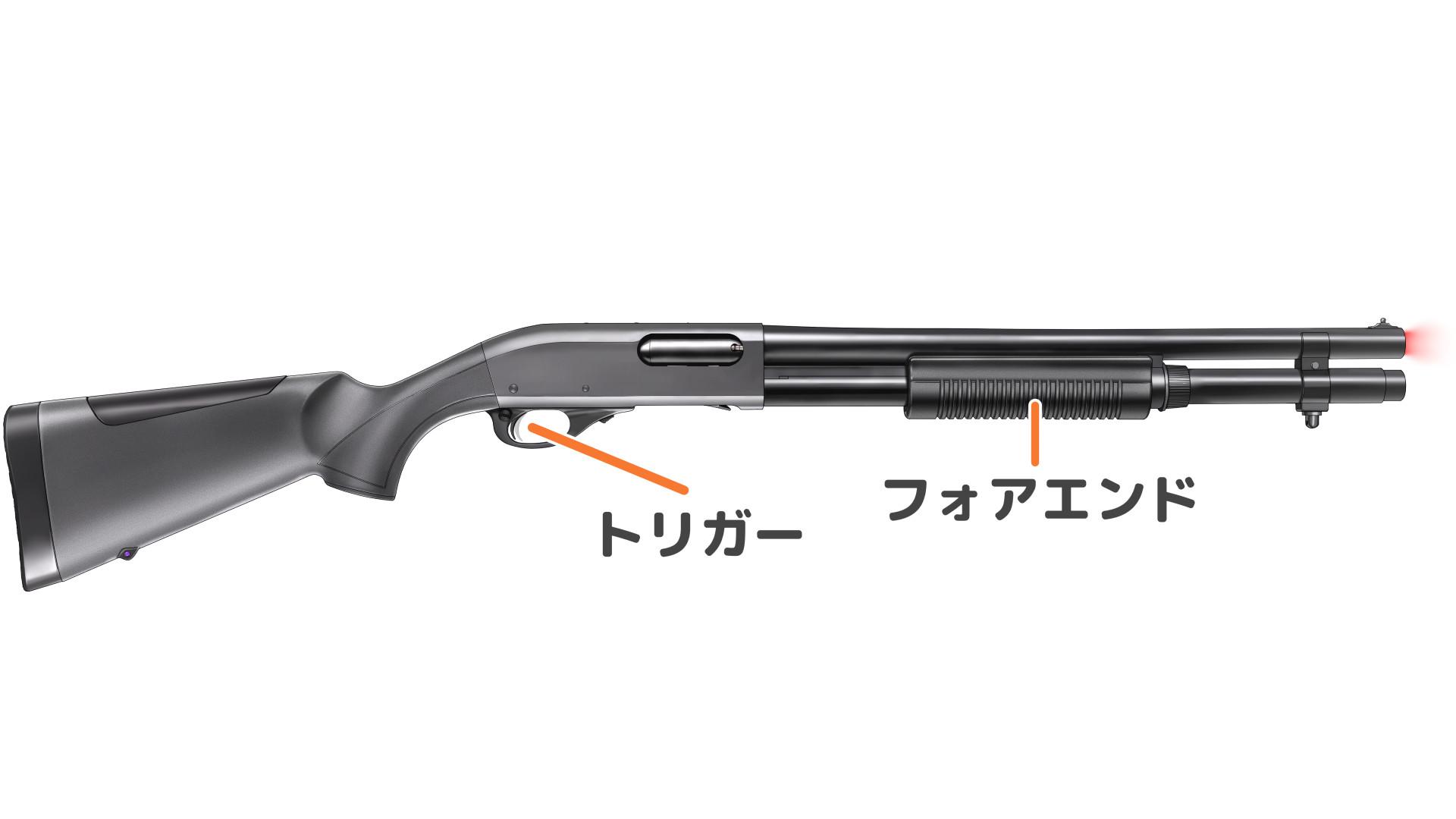 ショットガン（ポンプアクション）の動き方①