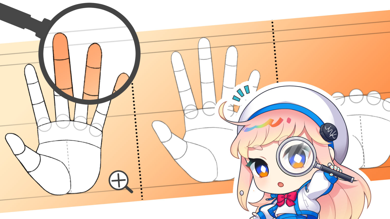 1-2.「点と線だけで描いてしまう」場合は各パーツの形や構造をよく観察しよう