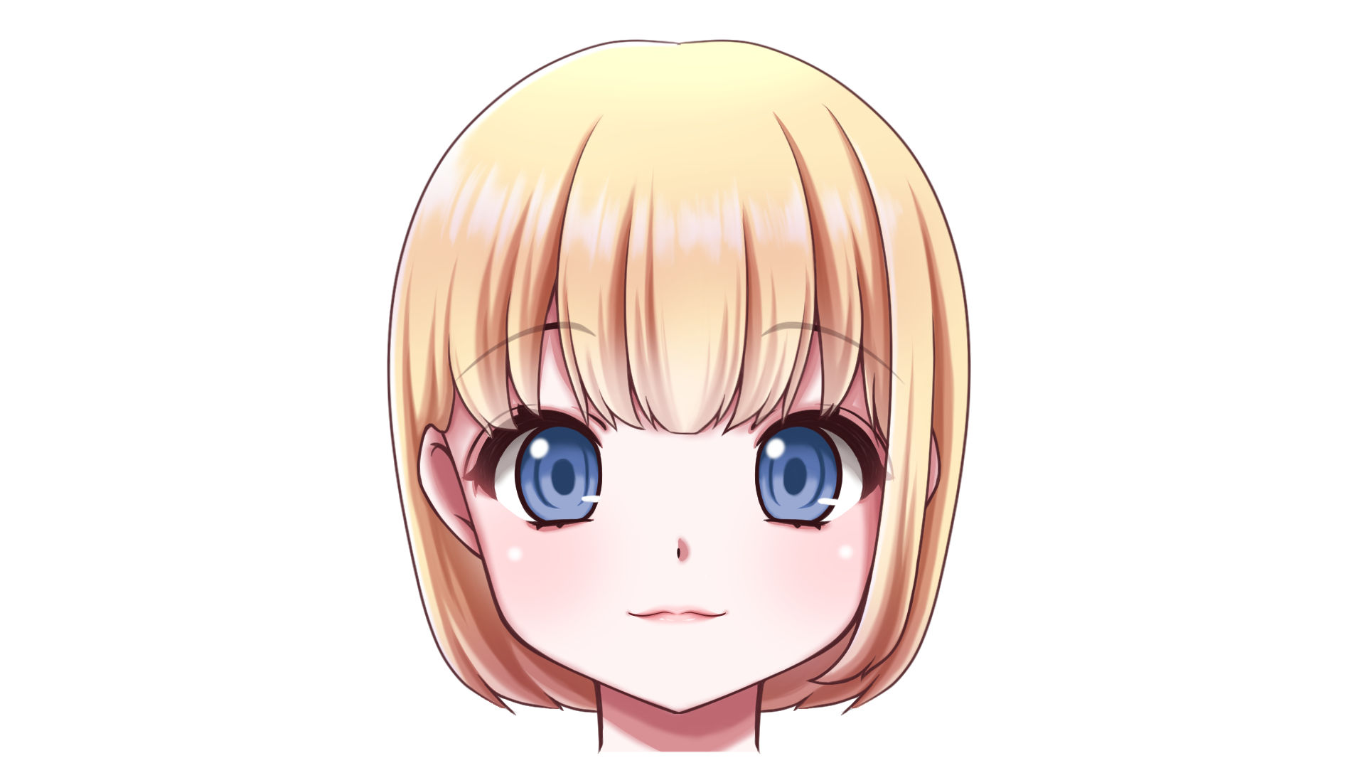 ブラシ塗りの唇を描いてみよう