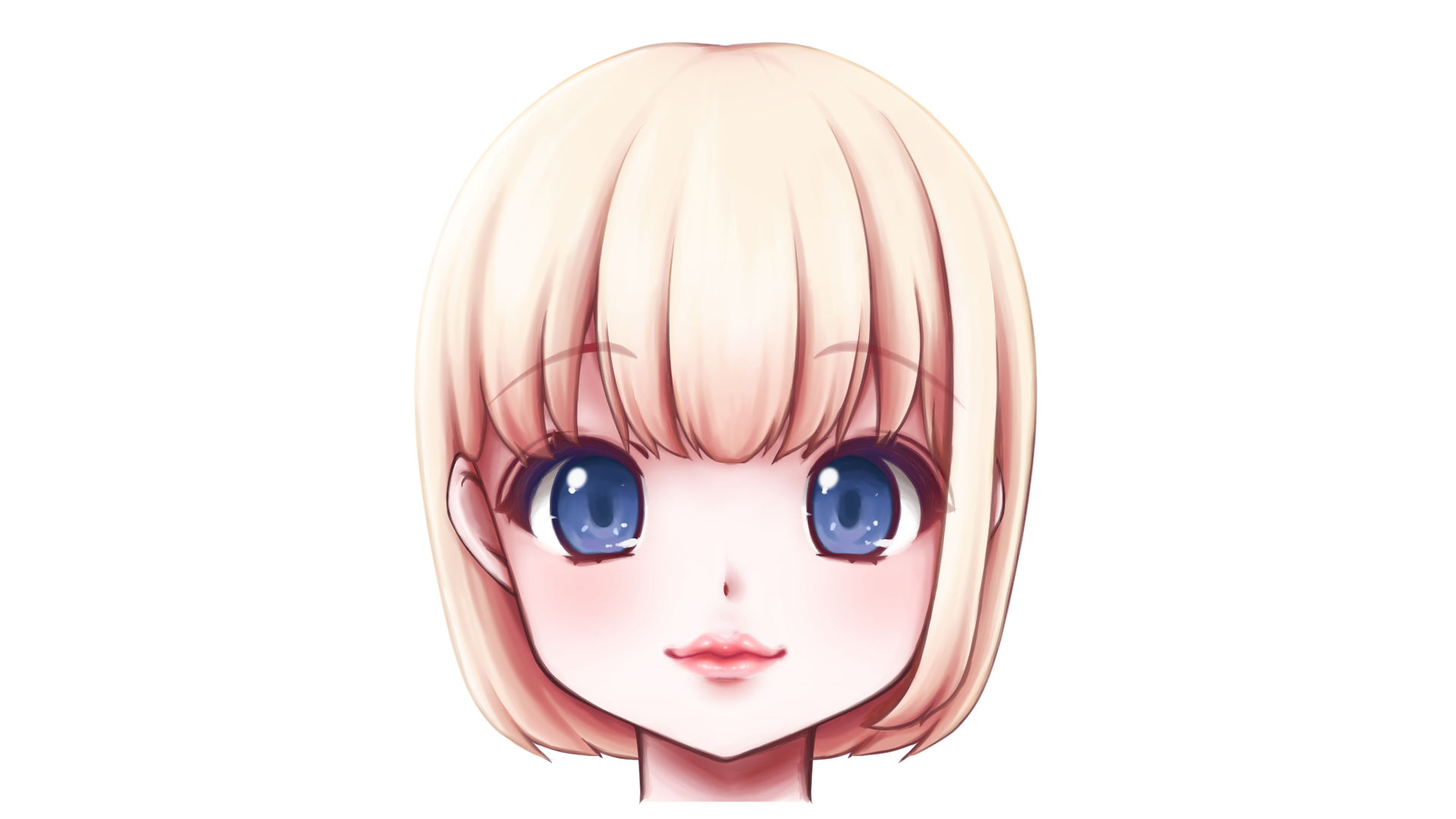 厚塗りの唇を描いてみよう