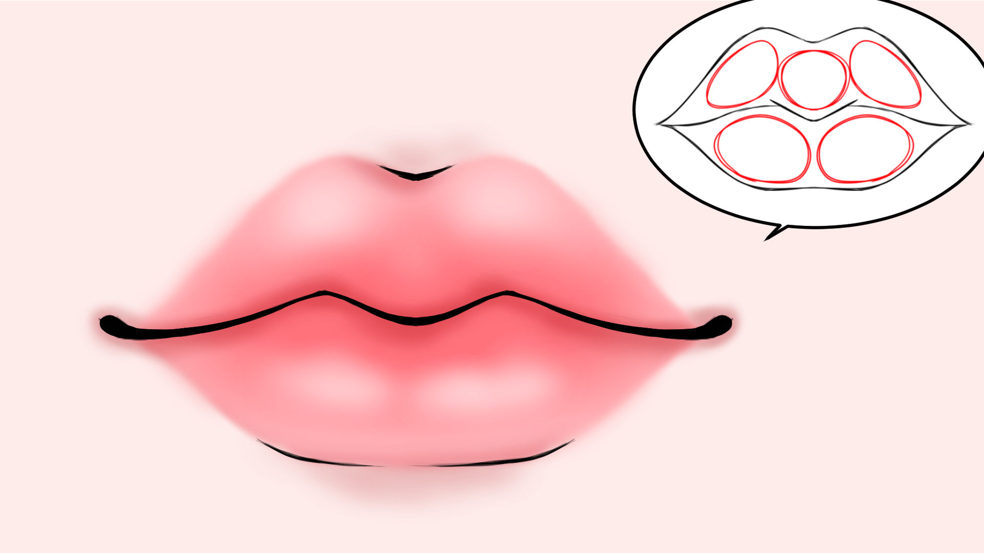 柔らかいハイライトを入れる