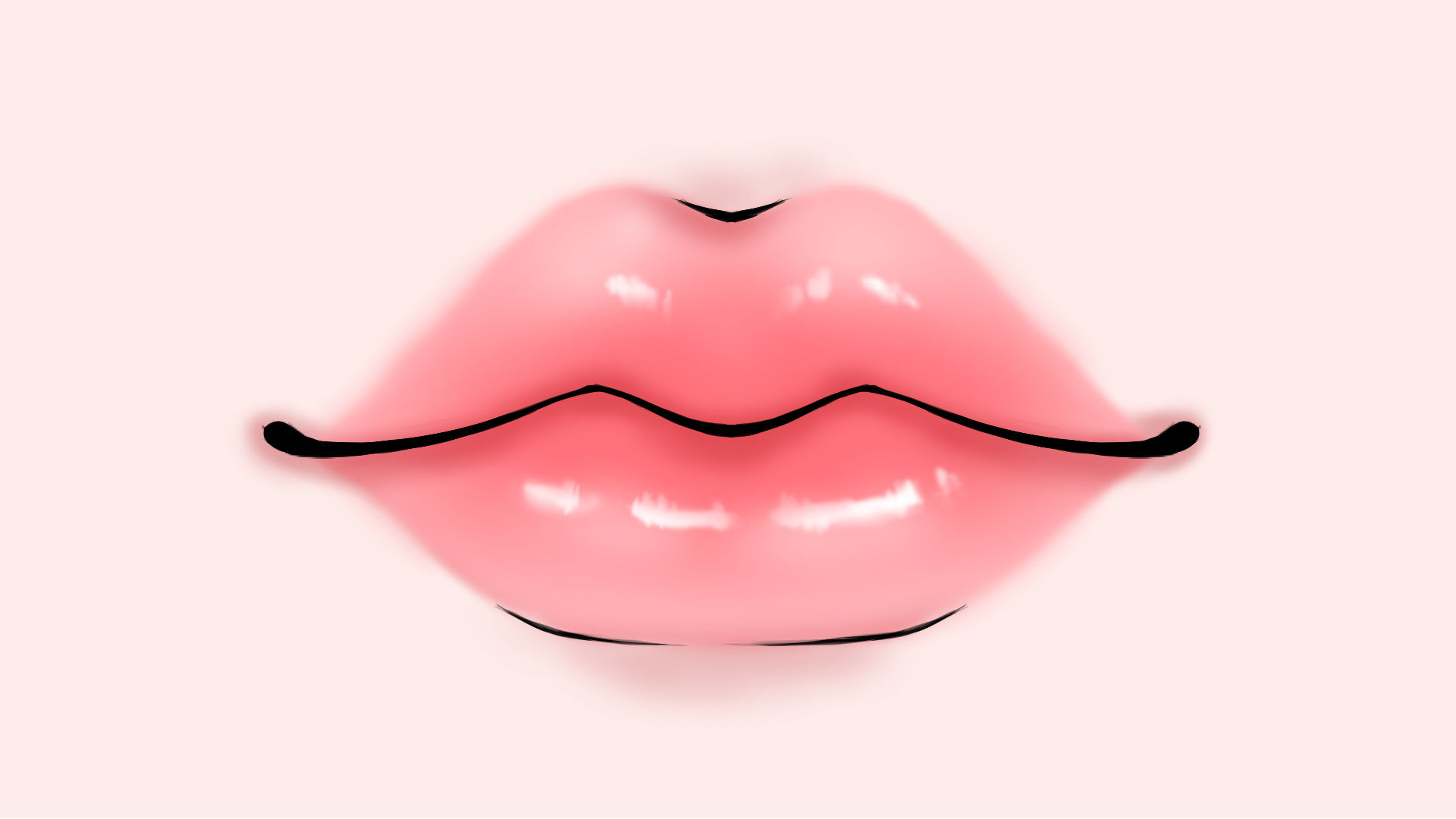 くっきりしたハイライトを入れる