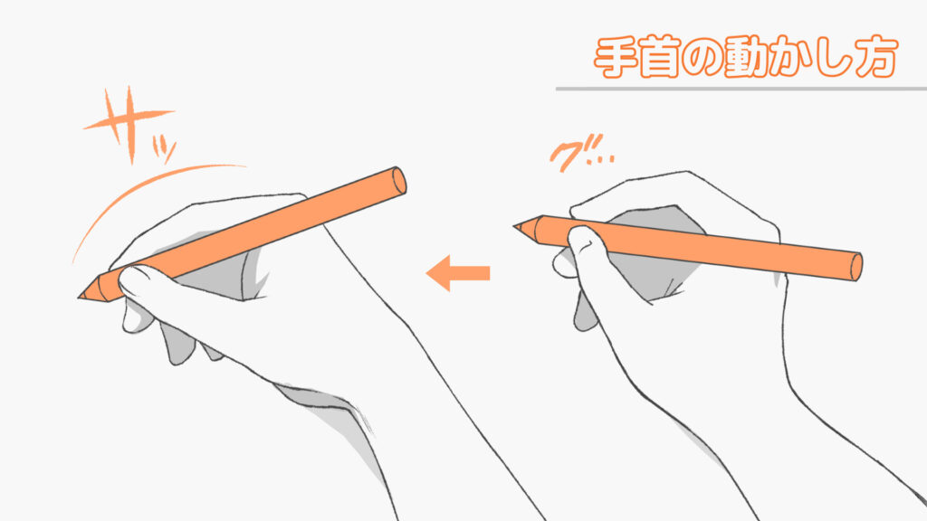 手の動かし方
