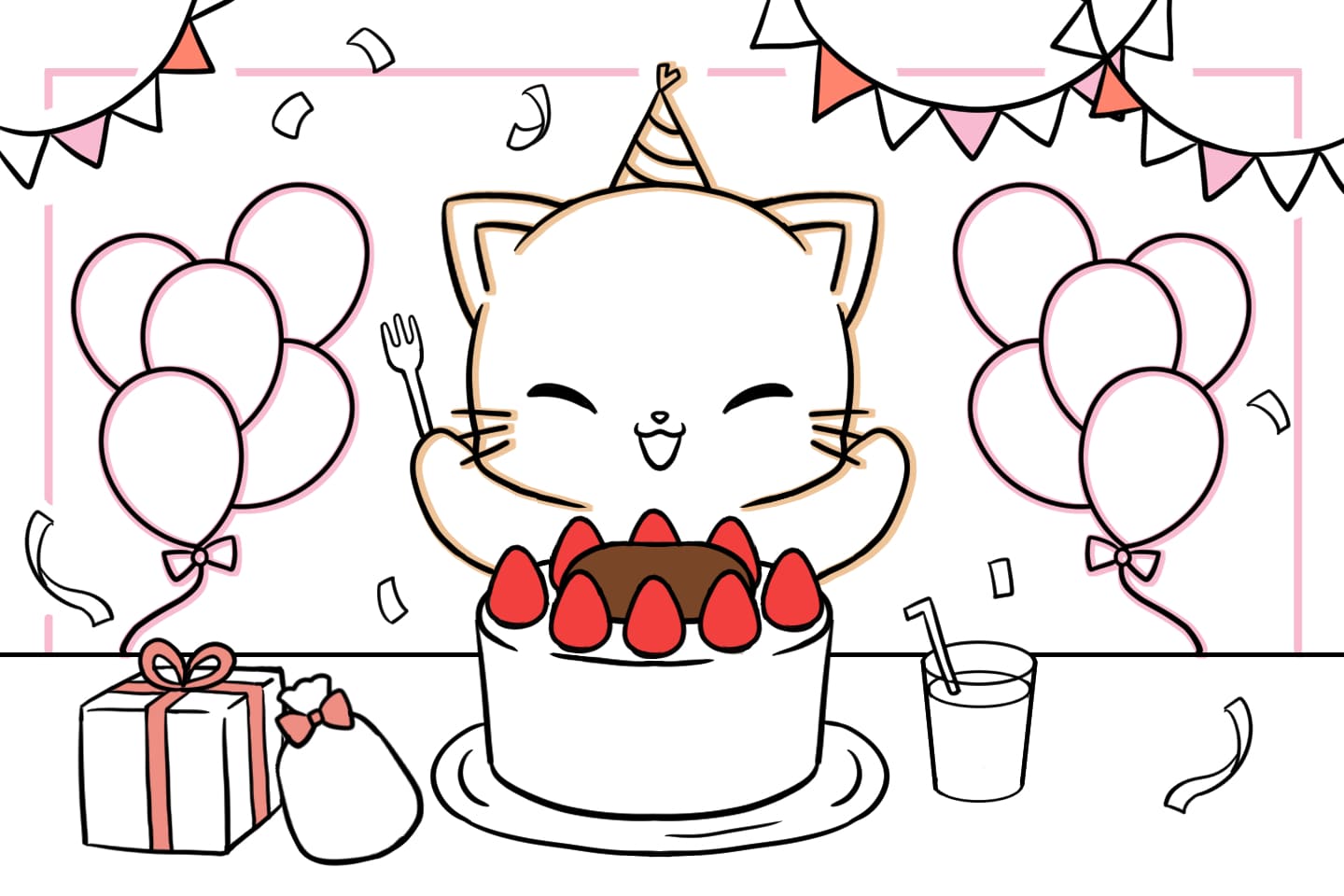 簡単なキャラクターイラストの描き方｜デフォルメ化でゆるくて可愛い絵を描こう
