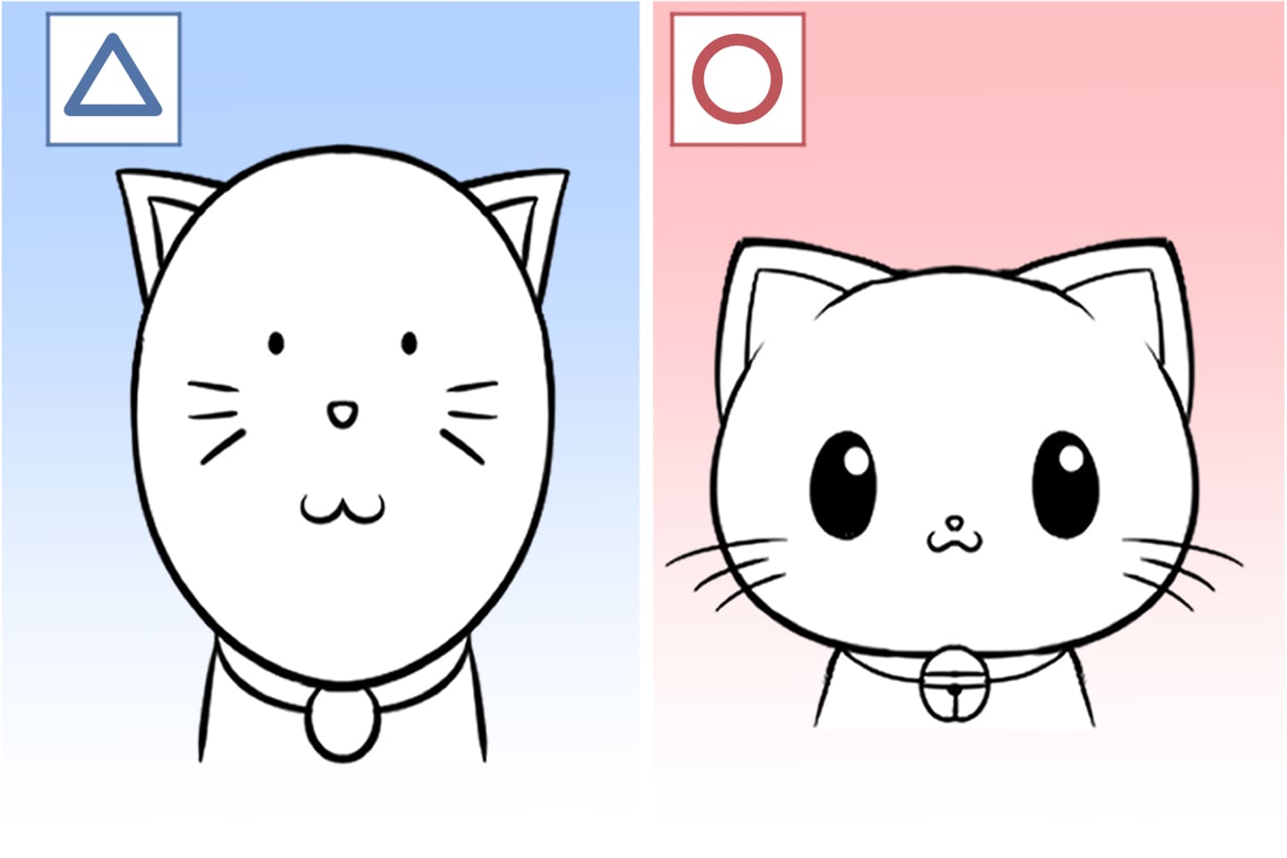 デフォルメ化した際の良い例と惜しい例