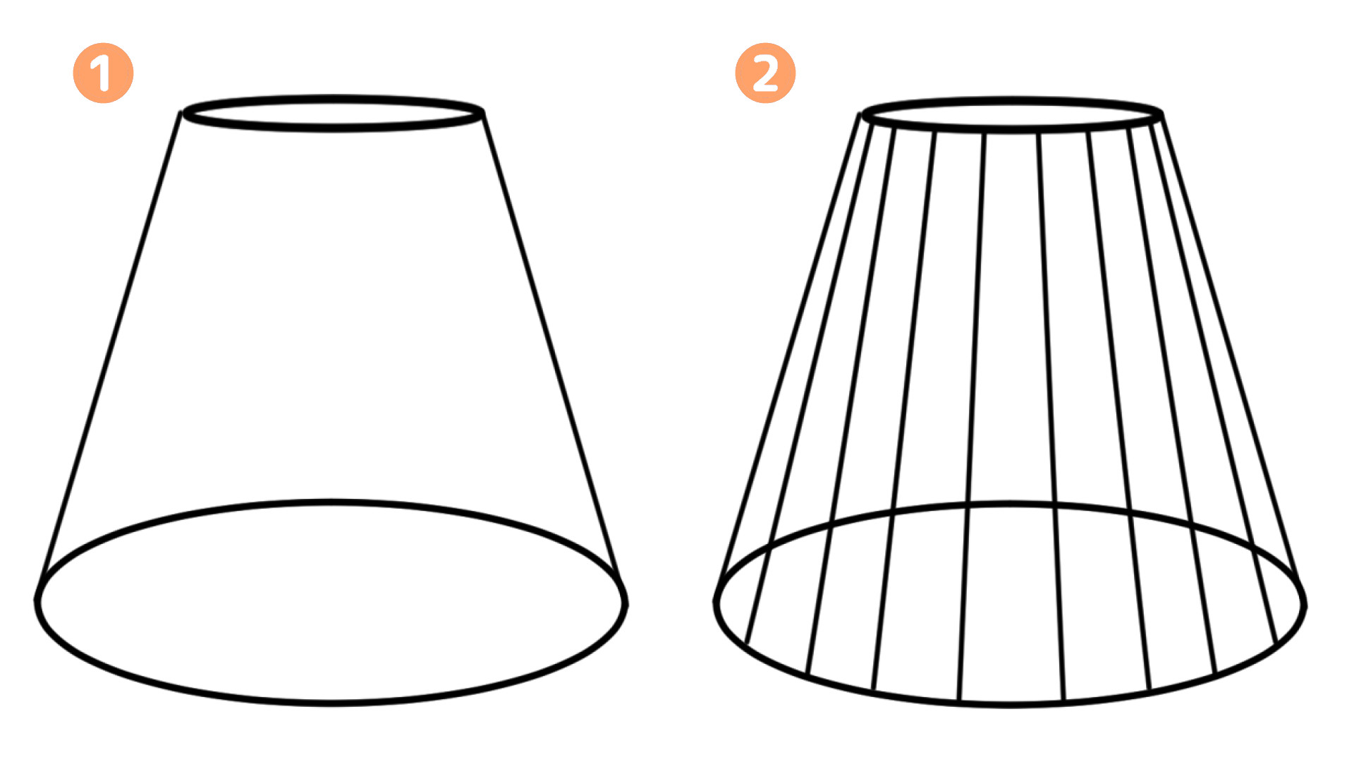 プリーツスカートの描き方