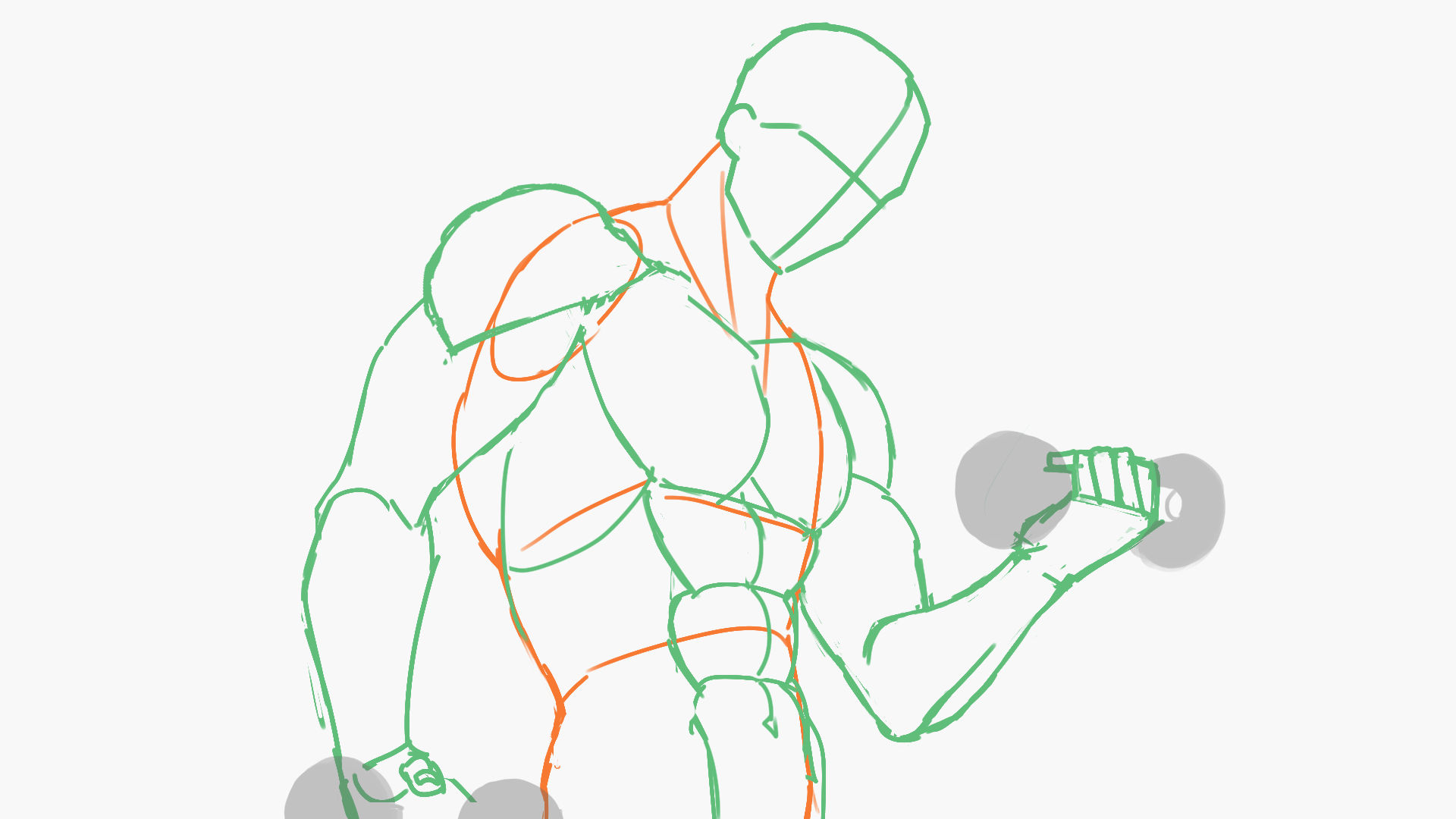 ラフの次はさらに細かく描き込もう