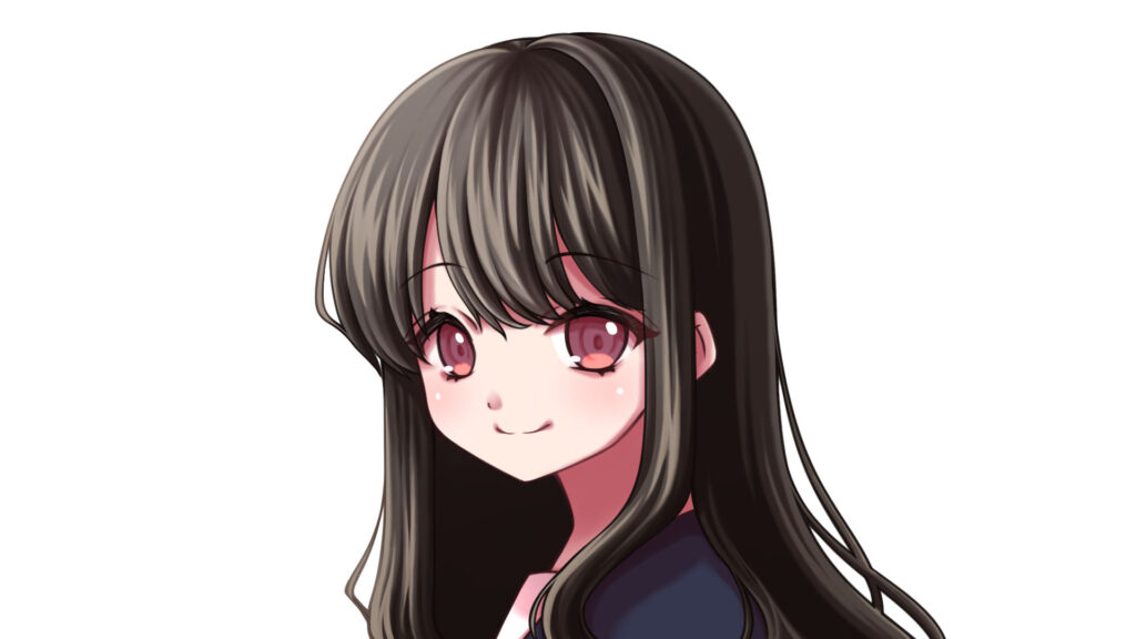 色トレスをして完成