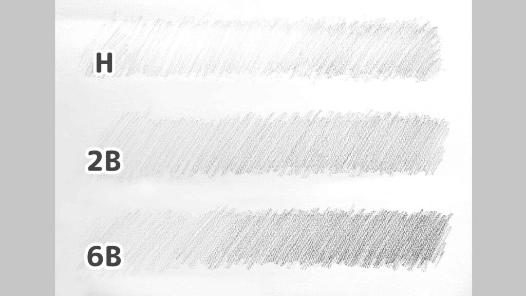 鉛筆でつくったグラデーション