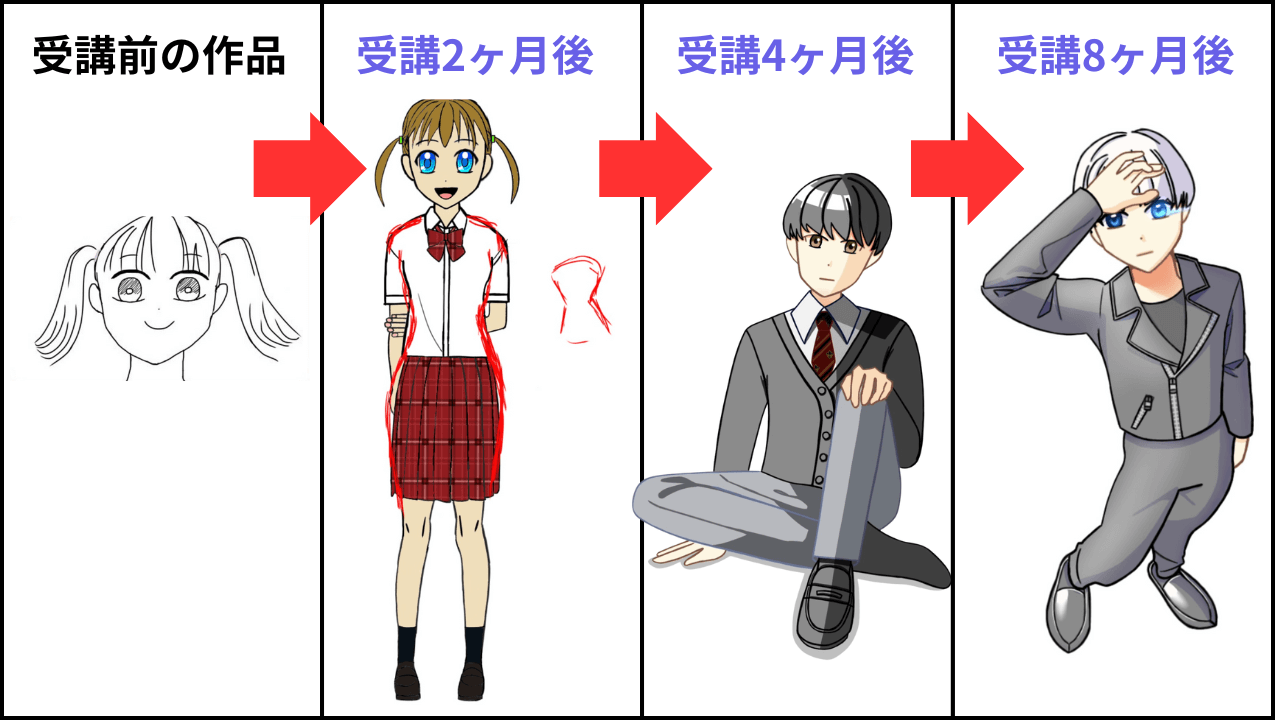 Lさんの作品ビフォーアフター