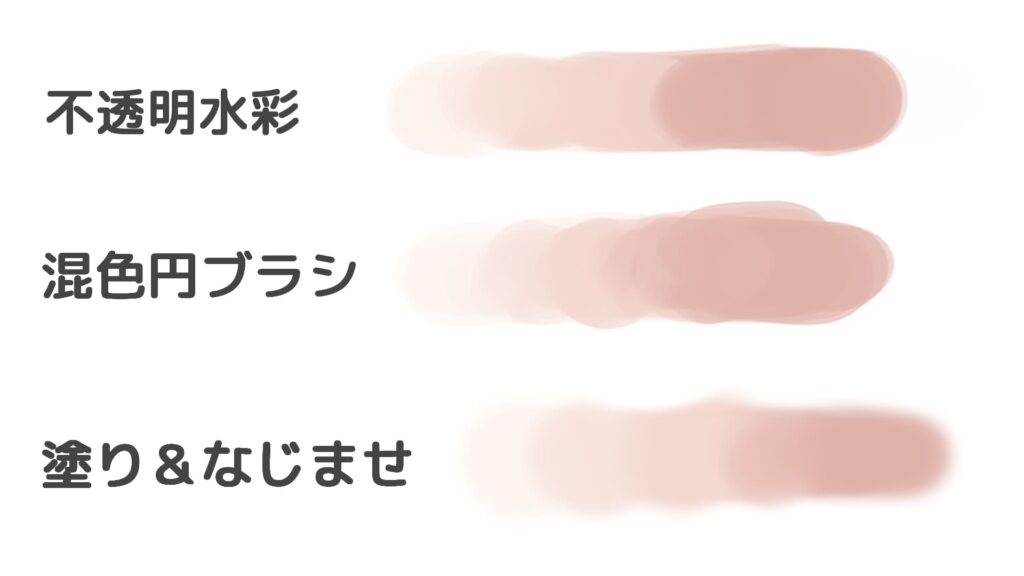 厚塗りにおすすめのブラシ3つ