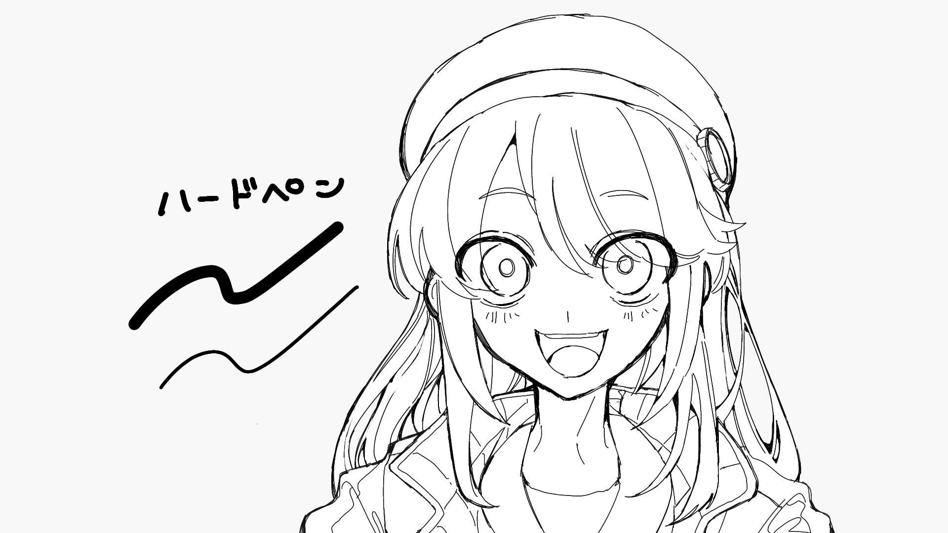 線画で使えるペン（手順画像 13）