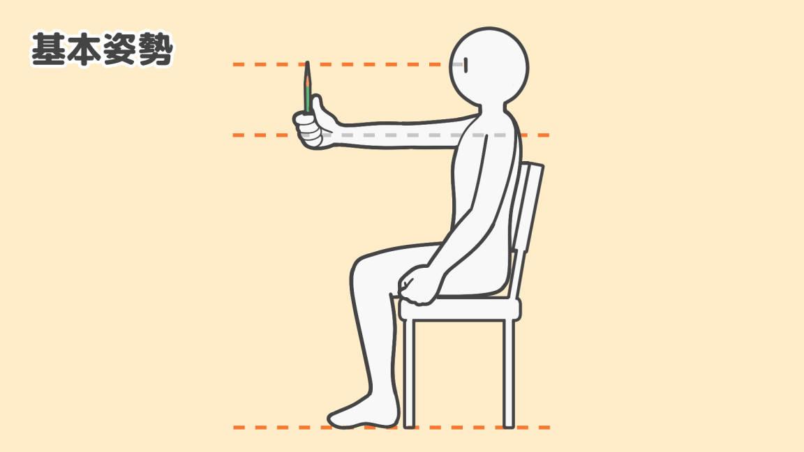 鉛筆で測る時の持ち方（手順画像 13）