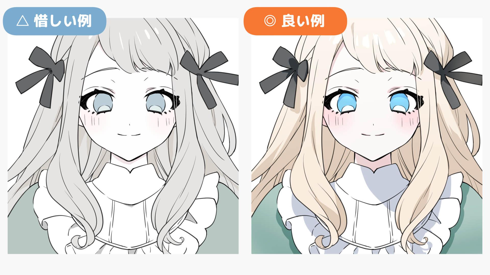 着彩は「配色」と「影の入れ方」で華やかに（手順画像 18）