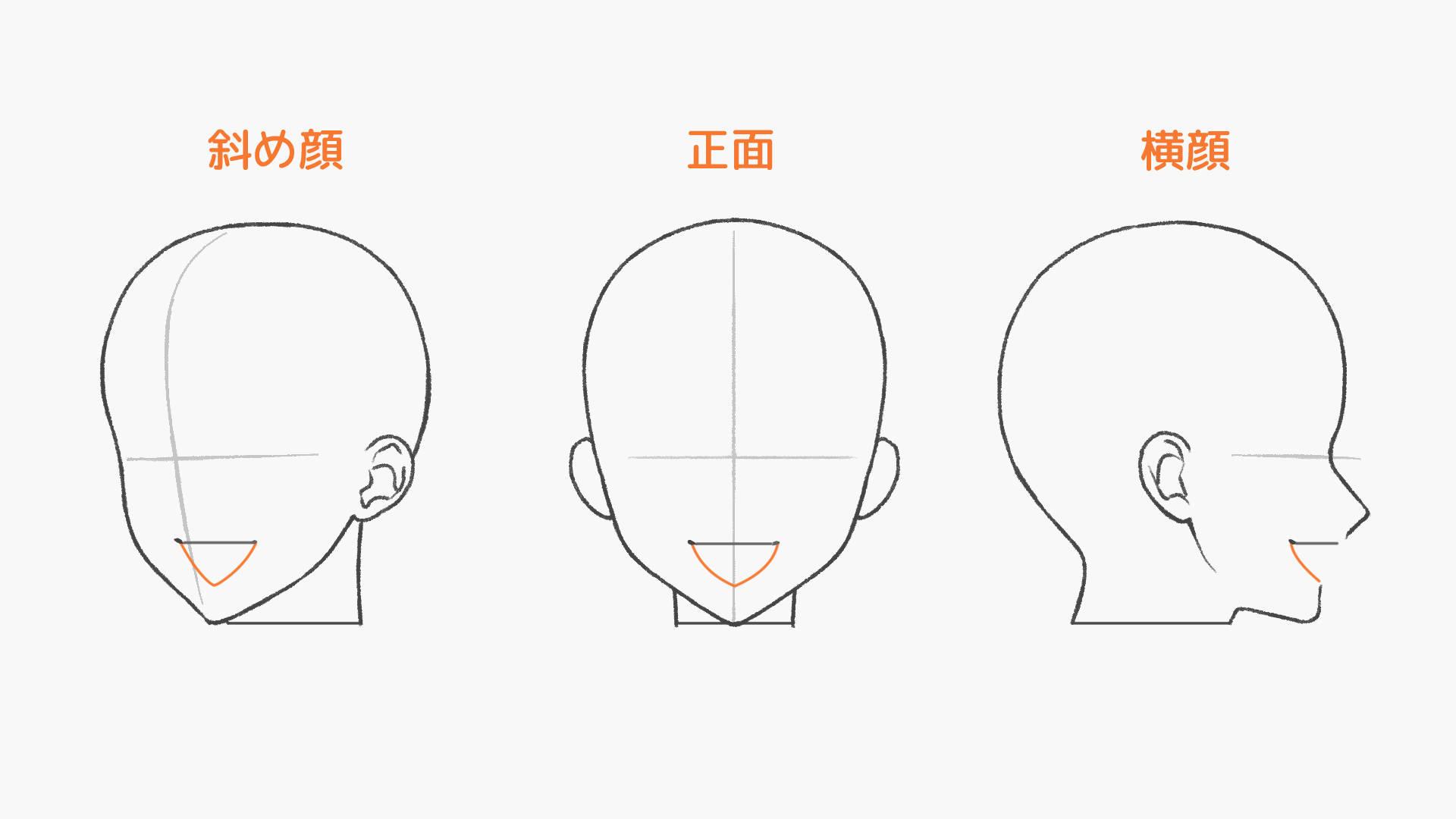 基本の口の描き方(手順画像 8)