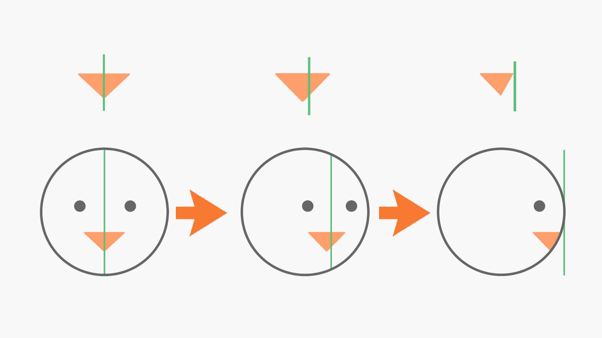 角度のついた口も図形でイメージしよう!(手順画像 20)