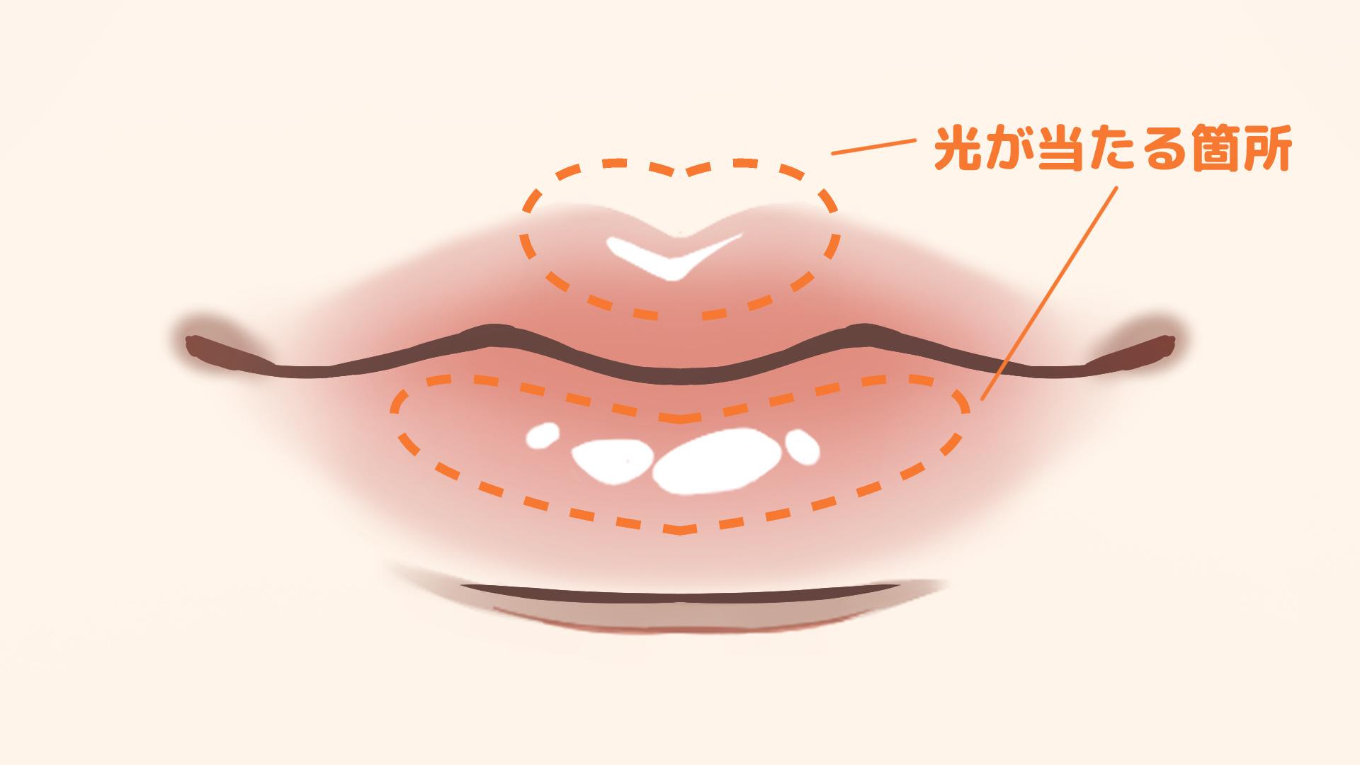 STEP3:ハイライトを描き足す（手順画像 11）